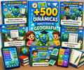 Más de 500 actividades interactivas de Geografía